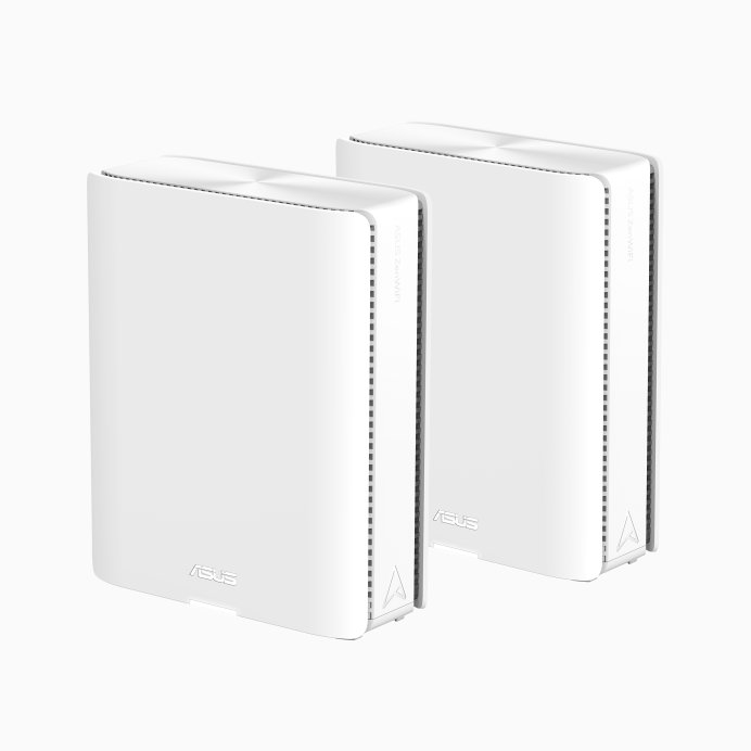 ASUS ZenWiFi BQ16 WiFi 7 BE25000 Tri-Band Quad-Radio 10 Gigabit Ethernet Wireless AiMesh Router Node 3Pack