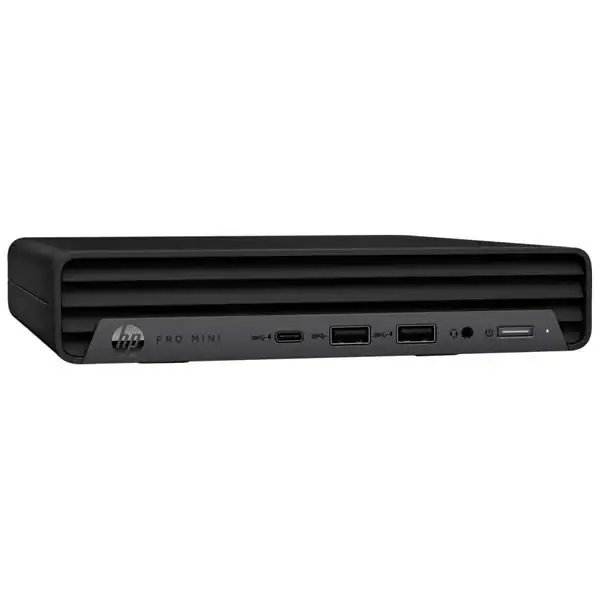 HP Pro Mini 400 G9 , Intel® Core™ i5-14500T Processor (24M Cache, up to 4.8GHz) , 8GB DDR5-4800 (1x8GB) - 2 SLOTS / MAX 64 GB , 512GB M.2 2280 PCIe NVMe Value SSD , No Optical Drive , Intel® UHD Graphics 770 , Windows® 11 Pro x64 , Intel® I219-LM Gigabit Network Connection + Intel AX211 Wi-Fi 6E +Bluetooth 5.3 , Front: (2) USB 3.2 Gen2, (1) USB Type-C, (1) Universal Audio jack - Rear: (2) USB 3.2 Gen1, (1) USB 3.2 Gen2, (2) DisplayPort 1.4, (1) HDMI 2.1, (1) RJ-45 , (1) M.2 PCIe 2230 (For WLAN), (1) M.2 PCIe 2280/2230 (For storage) , HP USB 125 Keyboard + HP 125 Wired Mouse , 3Yr Onsite