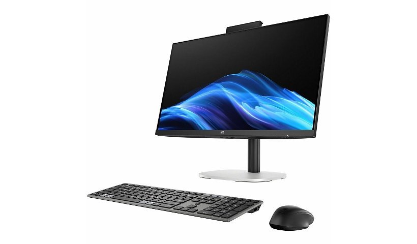 HP ProOne 440 G9 - 23.8" IPS widescreen WLED backlit anti-glare LCD (1920 x 1080) , Intel® Core™ i5-14500T Processor (24M Cache, up to 4.8GHz) , 8GB DDR5-5600 (1x8GB) - 2 SLOTS / MAX 64 GB , 512GB M.2 2280 PCIe NVMe , 9.5mm DVD-Writer , Intel® UHD Graphics 770 , Windows® 11 Pro x64 , Intel® I219-LM Gigabit Network Connection + Intel® Wi-Fi 6E AX211 (2x2) and Bluetooth® 5.3 wireless card , Side: (1) USB Type-C, (1) USB 3.2 Gen 2, (1) Universal Audio jack - Rear: (2) USB 3.2 Gen 1, (2) USB 3.2 Gen 2, (1) HDMI, (1) Displayport 1.2, (1) RJ-45 , (1) M.2 PCIe 2230 (For WLAN), (2) M.2 PCIe 2280 (For storage) , HP 125 USB Keyboard + HP 125 USB Mouse + Adjustable Height Stand + Integrated 5MP Webcam , 3Yr Onsite