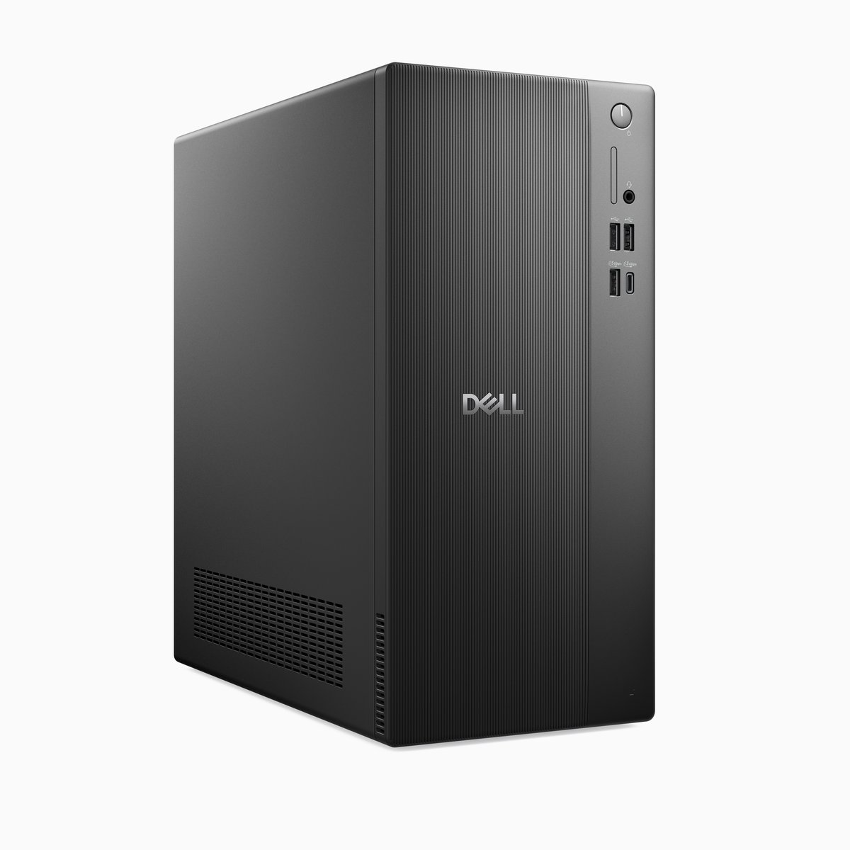 Dell Tower ECT1250, Intel(R) Core(TM)i3 14100 (12 MB cache, 4 Cores, 8 threads, up to 4.7 GHz), 8GB, 8GBx1, DDR5, 4800MT/s 2 Slots Max 64GB, 512GB M.2 2230 PCIe NVMe Solid State Drive, No Optical Drive, Onboard Sound, Windows 11 Pro, English, Intel(R) UHD Graphics 730 with shared graphics memory , Dell Wired Mouse - MS116 - Black; Dell Wired Keyboard - KB216 - US International (QWERTY) - Black, RJ-45 Ethernet port (1Gbps), MediaTek Wi-Fi 6 MT7920, 2x2, 802.11ax, MU-MIMO, Bluetooth wireless card, Dell SupportAssist OS Recovery Tool; Dell Optimizer; Dell SupportAssist, 3YR ProSupport , , , ,