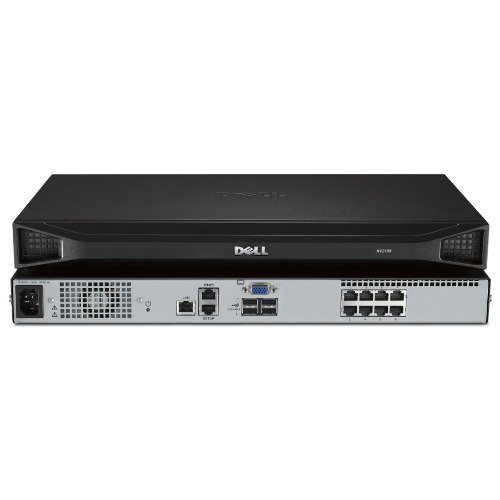 Dell 8-port analog, upgradeable to digital KVM switch with one local user, single power supply