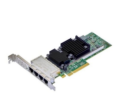 Dell Quad Port Broadcom 57454 10GbE Base-T Server Adapter Ethernet PCIe Network Interface Card , Full Height