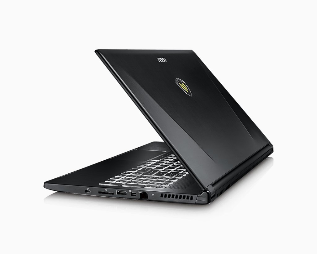 Msi WS60-6QH-091ZA workstation - SteelSeries keyboard ( white LED back light ) + FHD webcam ( 1080P @ 30FPS ) + 100% sRGB True Color technology LCD with 170 viewing angle iPS + aluminum housing + cooler boost 3 dual cooling thermal design - with bundled bag- intel sKylake Core i5-6300HQ - Quad core , 2.3Ghz upto 3.2Ghz turbo-boost ( with VT-x+ VT-d+ TSX+ TXT , 14nm , 34.1GB/sec memory bandwidth ; 6mb L2 cache ) , 8Gb ( 2 slots ) 1.2v DDR4-2133 , Intel HM170 chipset with SBA+ RAiD+ RST+ SRT , nvidia Quadro M600M discrete vga ( 384 CUDA cores , 2Gb 128bit DDR5 , 80Gb/sec memory bandwidth ) , support extra 3x disply with tripple output ( HDMi+ thunderbolt/miniDP + thunderbolt3/usb3.1 type-C ) , 15.6" FHD ( 1920x1080 ) , dual storage system - nGff/M.2 ( SATA or NVMe mode ) + 2.5" support raid 0/1 , 128Gb NVMe 2200mb/s SSD + 1Tb/1000Gb 7200rpm hdd , no optical , built-in card reader ( SDHC/SDXC/MMC ) + Nahimic audio with ESS SABRE HiFi 384KHz/32Bit audio DAC+ dedicated headphone AMP + intel gigabit lan + intel 8260 802.11ac (867mbps) + BlueTooth + 1x USB3.1 type-C(thunderbolt3) + 2x usb 3.0 , 6 cells battery ( 4840 mAh 52 Whrs ) , built-in numeric keypad - with windows 10 Professional - 3 years warranty