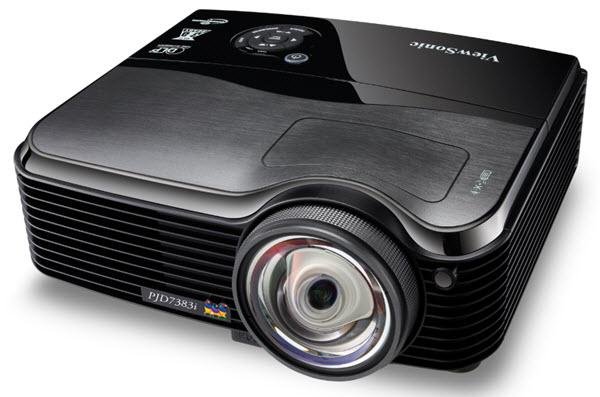 Viewsonic DLP, 3000 ANSI Lumens, XGA (1024x768) 3000:1 DCR, 0.61:1 Throw Ratio, RJ45, USB 2.0, Creston Room View, 10W Speaker, Interactive White Board Feature With Point Blank Pen, 3.5Kg
