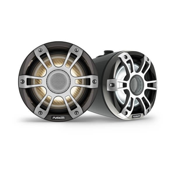 Garmin Fusion® Sig 3i WT Speakers, 6.5" 230-watt CRGBW Sports Black WT Speakers (Pair)