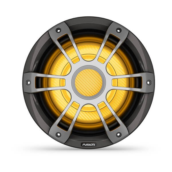 Garmin Fusion® Sig 3i, 10" 600-watt CRGBW Sports Grey Subwoofer