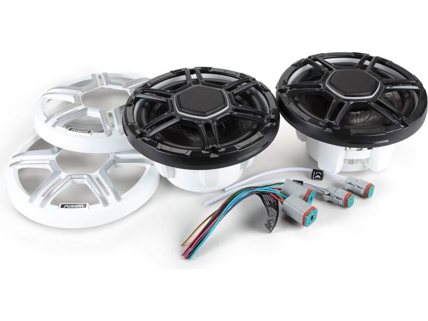 Garmin AP-FL65SPW Fusion Apollo 6.5” LED marine speakers with sports white grilles