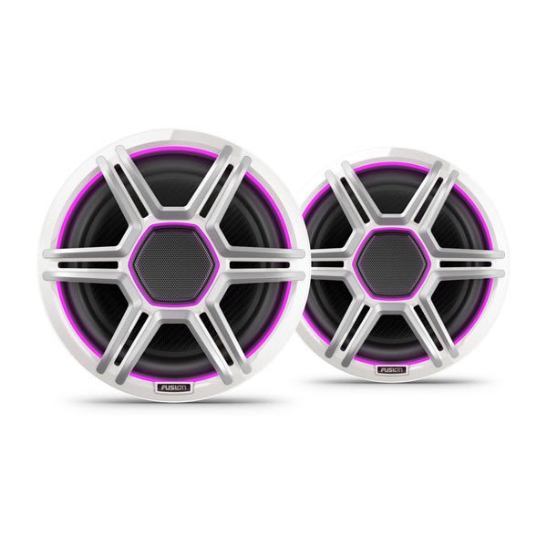 Garmin AP-FL88SPW Fusion Apollo 8.8” LED marine speakers with sports white grilles