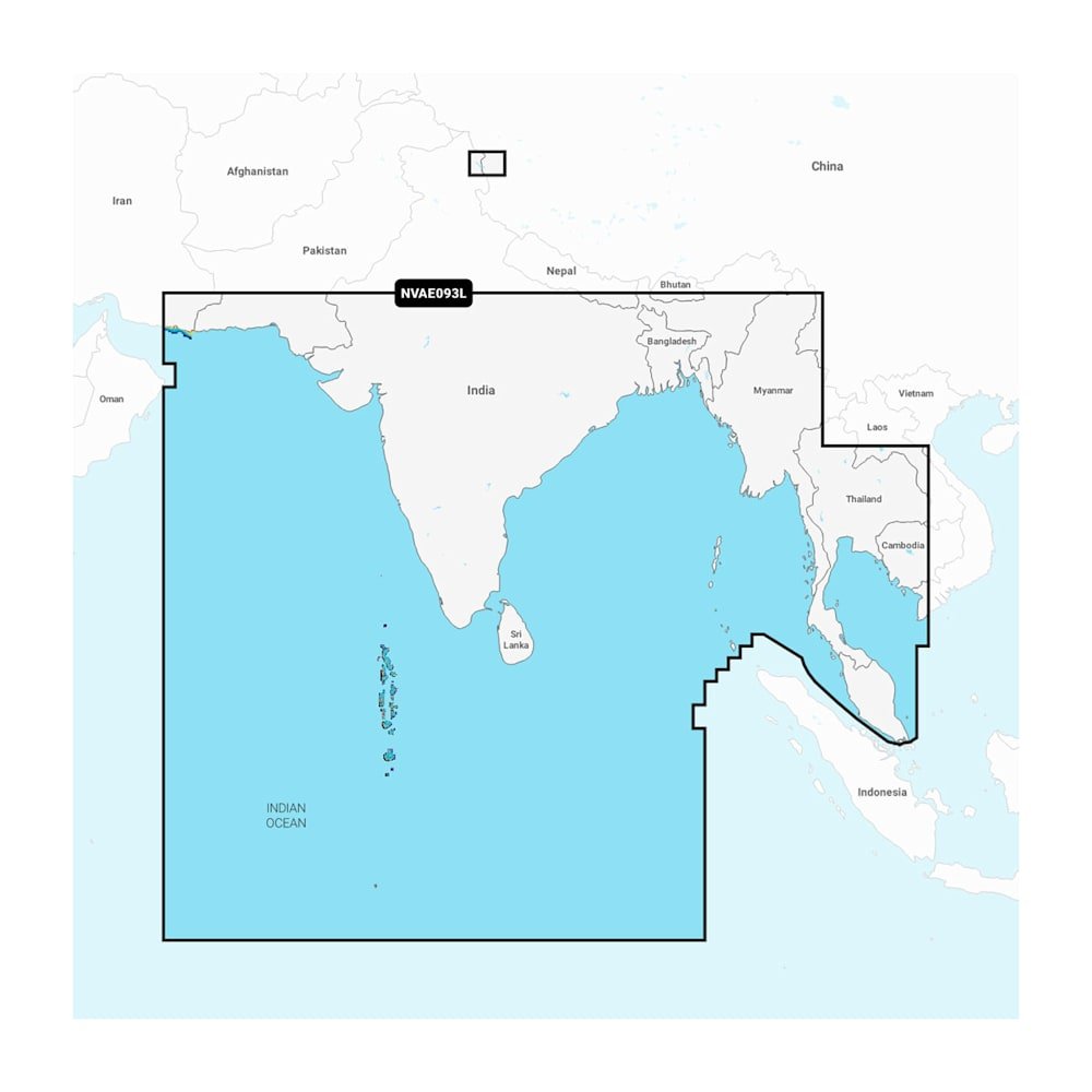 Garmin NVAE093L Indian Ocean to Thailand (GNV+)