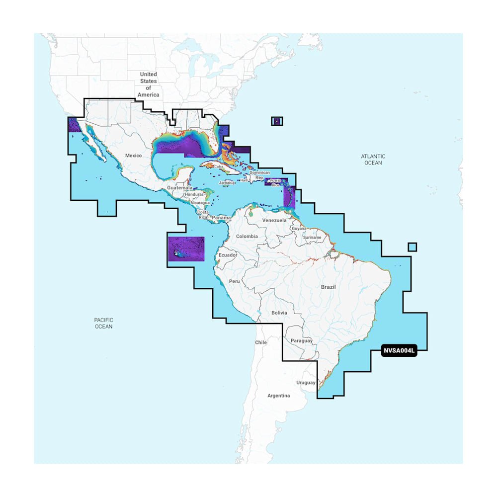 Garmin NVSA004L Mexico, Caribbean to Brazil (GNV+)