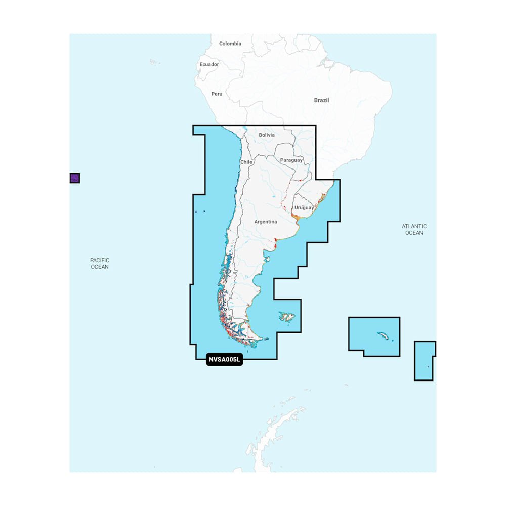 Garmin NVSA005L Chile, Argentina & Easter Isl. (GNV+)
