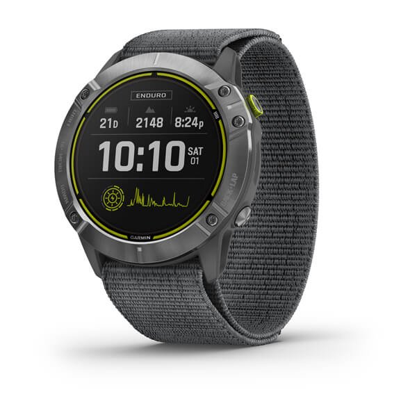 Garmin Enduro - Silver w/Slate Gray Band