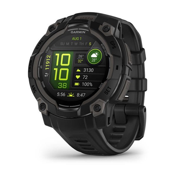 Garmin Instinct 3,45mm,AMOLED,Black Bezel with Black Band