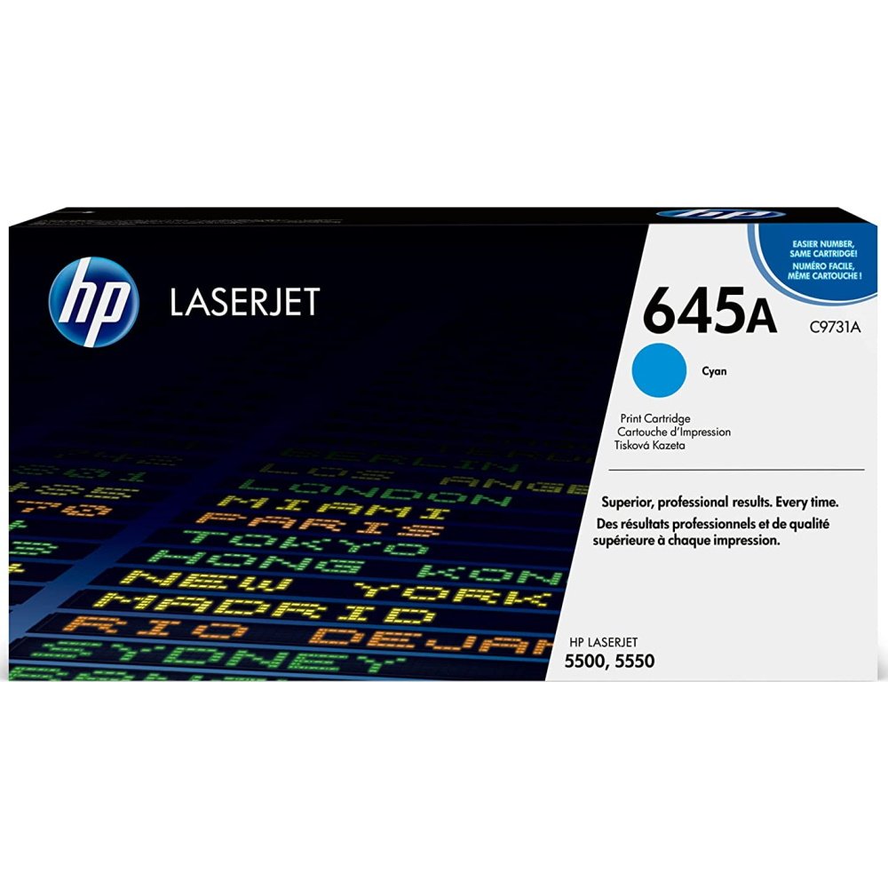 HP C9731A no.645a Cyan toner , 12000pages - for HP color laser 5500 series