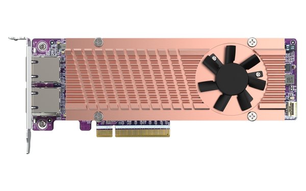 QNAP 2X M.2 PCIE GEN 4 NVME SSD & 2X 10GBE PORTS EXPANSION CARDS