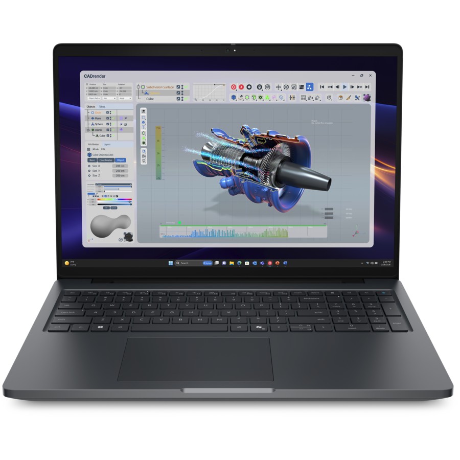 Dell Pro Precision 5 16" Core-U7 16GB 512GB Win 11 Pro Notebook