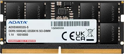 Adata Premier Value - 32GB x1 (32GB) , DDR5-5600MT/s , CL46 , SO-DIMM