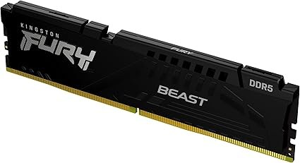 Kingston Fury Beast - 32GB x1 (32GB) , DDR5-5200MT/s , CL40 , Black