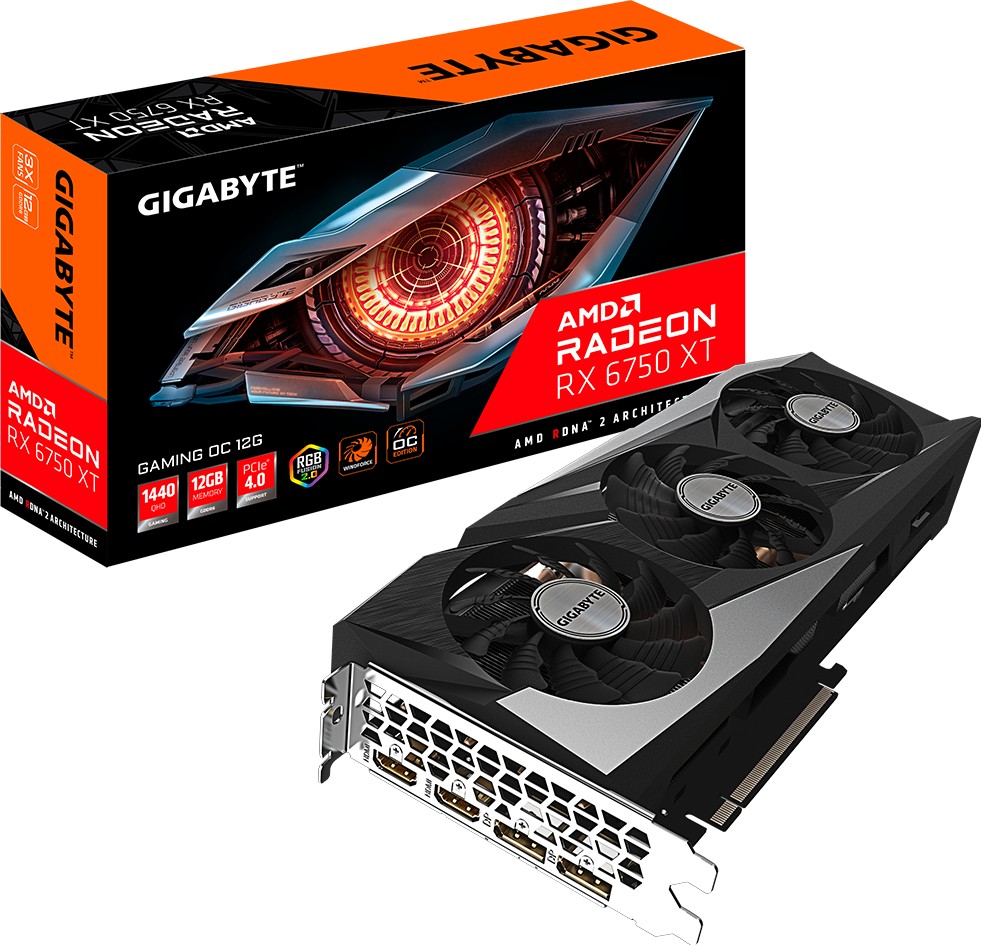 Gigabyte Gb rX6750XT Gaming Oc 12G d6