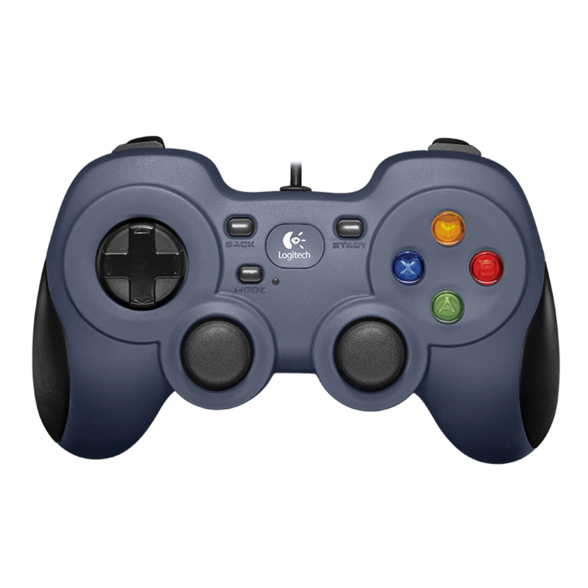 Logitech 940-000115 / 940-000138 F310 game pad - with floating D-pad on 4 individual switchs , 12 programmable buttons upto 24 by shift button , 2 analogue joystick - usb