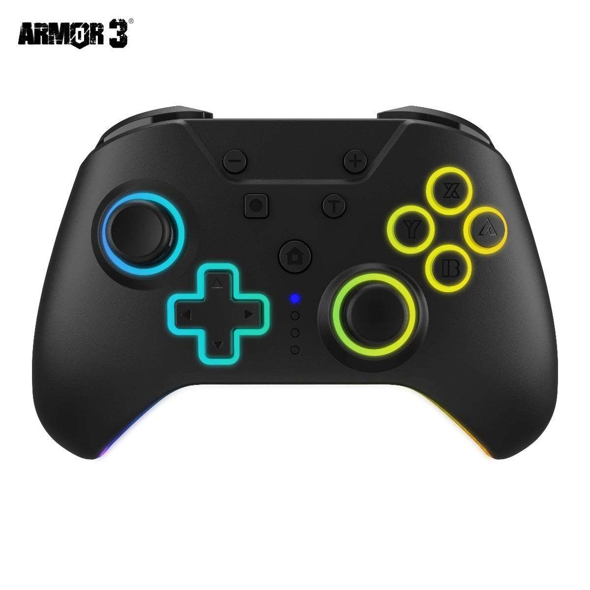 Armor3 NuRival Wireless Hall Effect Stick Game Controller For Switch - Black