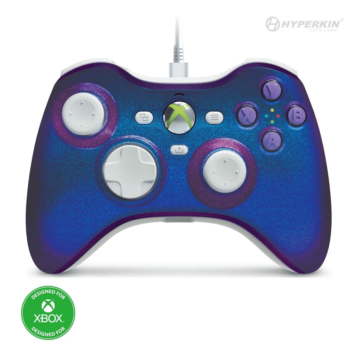 Hyperkin Xenon Wired Xbox Controller - Twilight Galaxy