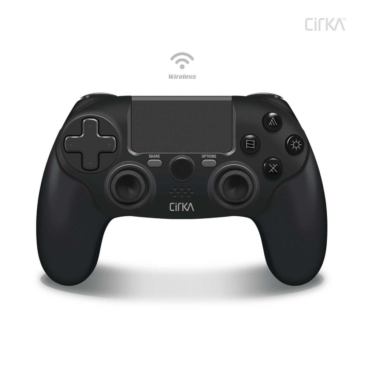 CirKa NuForce Wired Game Controller for PS4/PC - Black
