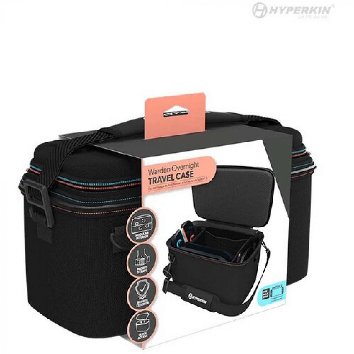 Hyperkin "Warden" Overnight Travel Case for Nintendo Switch® 2 - Hyperkin