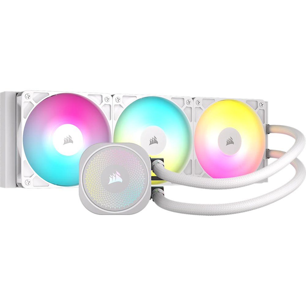 Corsair NAUTILUS 360 ARGB White; 360mm Radiator; Liquid CPU Cooler; Intel® LGA 1851/1700; AMD® AM5/AM4