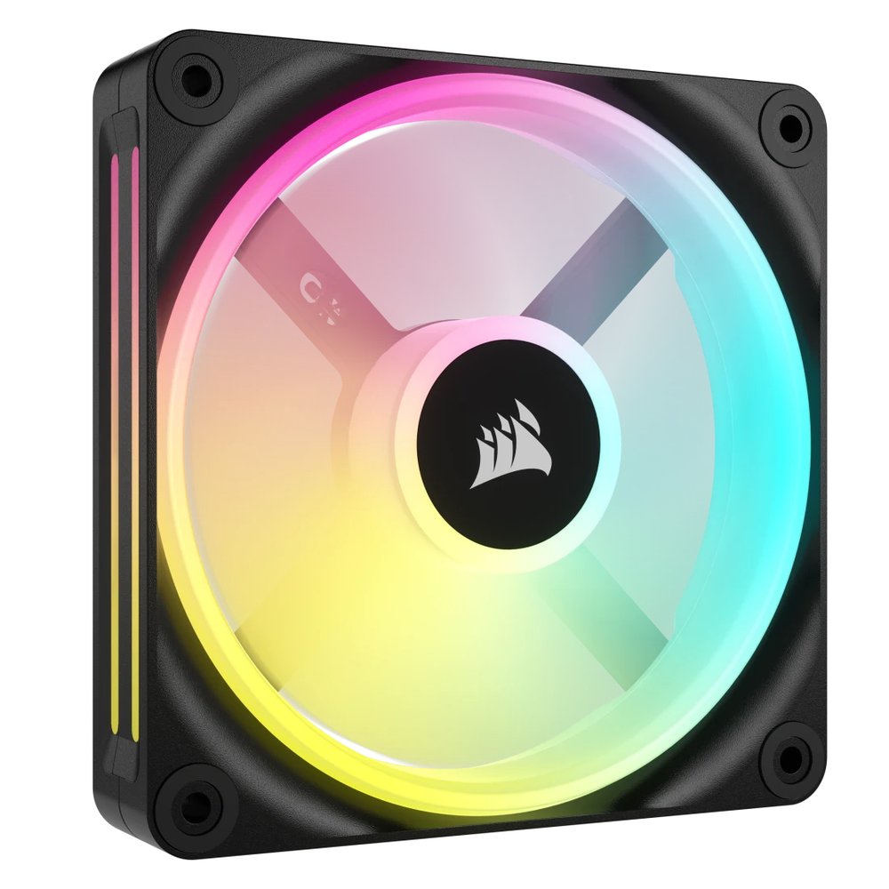 Corsair QX120 120mm iCUE LINK ARGB Case Fan Single Pack Black
