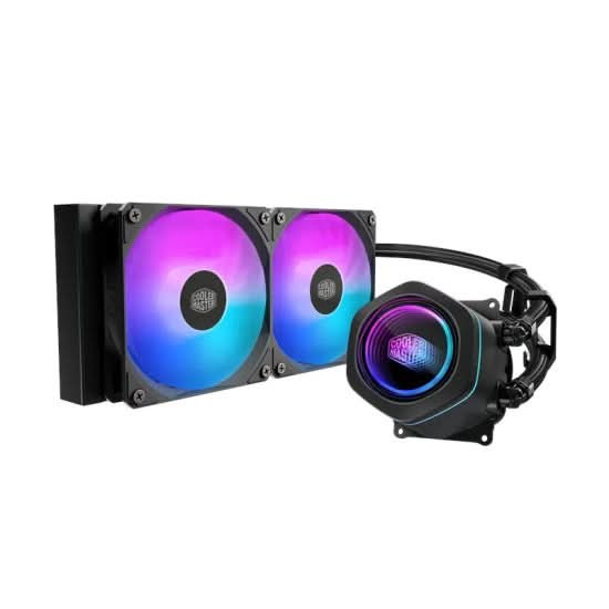 Cooler Master MasterLiquid Core Nex 240 ARGB; 240mm AIO liquid cooler ; Dual Chamber Pump; Intel LGA1700/1200/115x AMD AM5/AM4