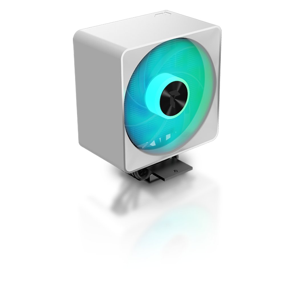 Aerocool APNX AP1-V White ARGB CPU Air Cooler - up to 245W - LGA 1700/1200/115X AM4/AM5.