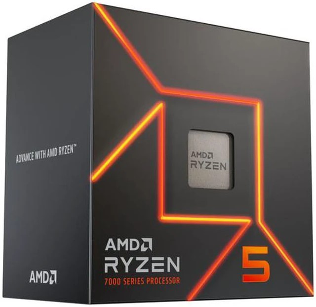 AMD Ryzen 5 7600 - 6-Core , 3.8Ghz , AM5 CPU