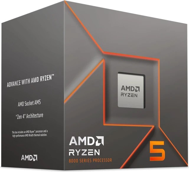 AMD Ryzen 5 8400F - 6-Core , 4.2Ghz , AM5 CPU