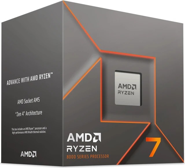 AMD Ryzen 7 8700F - 8-Core , 4.1Ghz , AM5 CPU