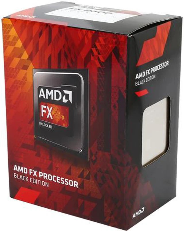 Amd FD8300FRHKBoX socket AM3+ , FX-8300 Black edition - 6 cores ( 3.3ghz base / 3.9ghz boost clock ) , unlocked clock multiplier , no built-in graphics ; 384k L1 + 8mb L2 + 8mb L3 cache , intergrated dual channel DDR3-1866 memory controller ; 32nm , 95w - box cpu with fan