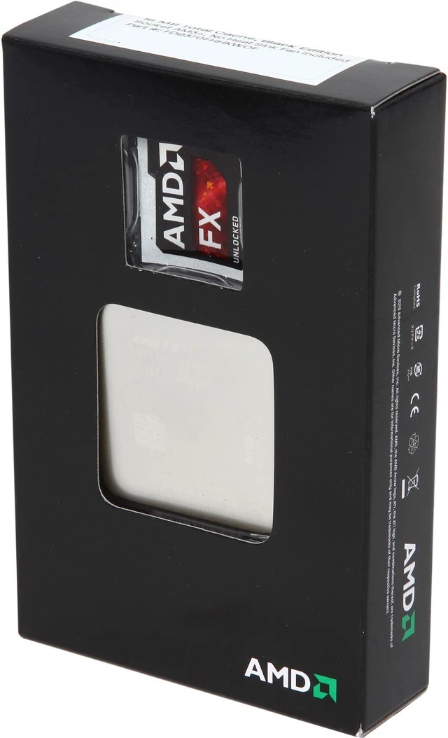 Amd FD9370FHHKWoF socket AM3+ , FX-9370 Black edition - 8 cores ( 4.4ghz base / 4.7ghz boost clock ) , unlocked clock multiplier , no built-in graphics ; 384k L1 + 8mb L2 + 8mb L3 cache , intergrated dual channel DDR3-1866 memory controller ; 32nm , 220w - box cpu ( with no fan )