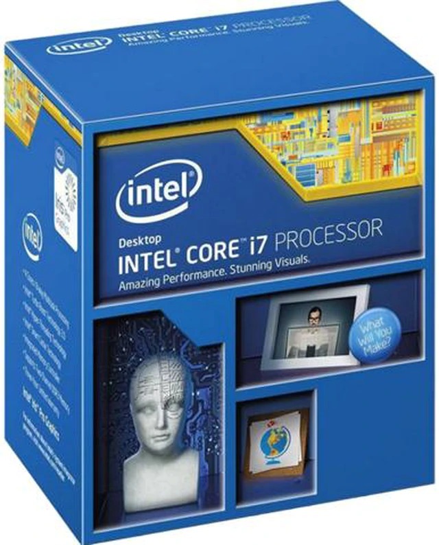 Intel broadwell lga1150 i7-5775C - Quad core+Hyper-Threading / 8 threads , 3.3Ghz box cpu / 3.7Ghz turbo boost , unlocked clock multiplier , 14nm , ( ADX + RDSEED + SSE4 , AVX2 , BMi, FMA3, SBA , no vPro , TSX + VT-x+ VT-d + AES-N + AVX ) , built-in dual channel DDR3-1600L memory controller , 25.6Gb/sec memory bandwidth , built-in intel iRiS Pro 6200 graphics ( 48EU , 300/1.15Ghz GPU ) , 6mb L3 cache + 128mb L4 cache for graphics , 65w- Quick Sync Video + InTru 3D + Insider + Clear Video HD + Triple Display Capable + wireless display Capable