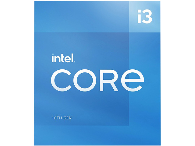 Intel coMet lake lga1200 i3-10105 - 4 cores+Hyper-Threading / 8 threads , 3.7Ghz box cpu / 4.4Ghz turbo boost , 14nm , SSE4 , AVX2 , BMi, FMA3, SBA , no vPro , TSX , VT-x + VT-d + AES-N , built-in dual channel DDR4-2666 ( non-ECC only ) memory controller , 41.6Gb/sec memory bandwidth , built-in UHD630 graphics ( 24EU , 350/1100mhz , dual stream video decode + HDMi ) , 1mb L2 cache + 6mb L3 cache , 65w - Quick Sync Video + InTru 3D + Insider + Clear Video HD + Triple Display Capable + wireless display Capable - box cpu with fan