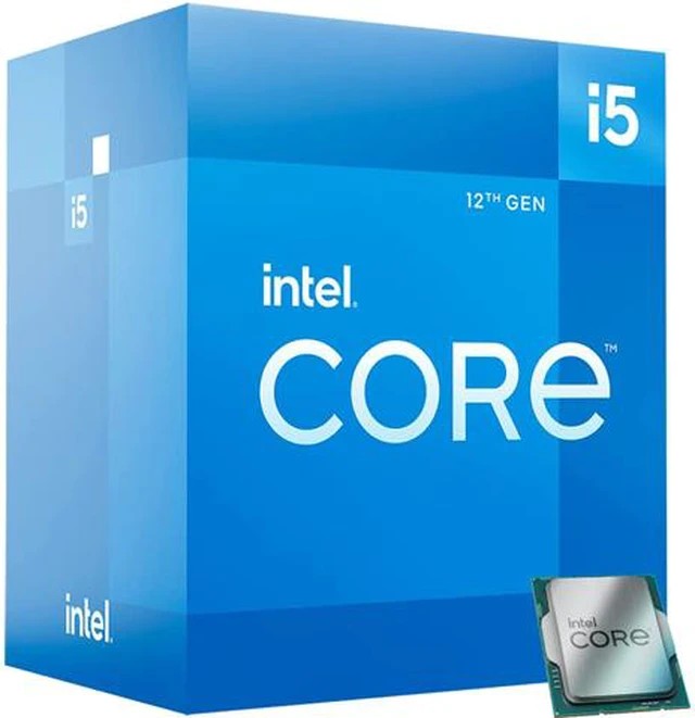 Intel Core i5 12400 - 6-Core (6+0) , up to 4.4Ghz , LGA1700 CPU - OEM