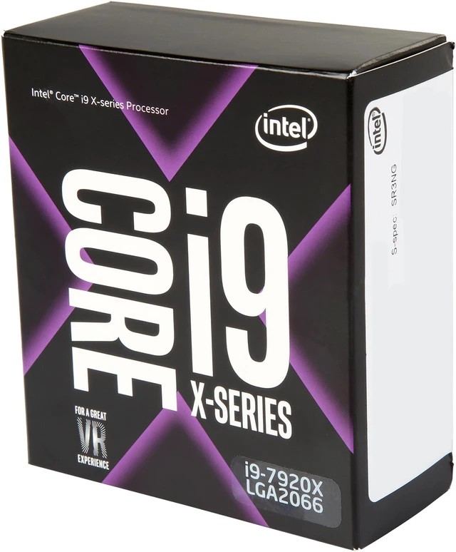 Intel 2066sX i9-7920X 12h2.9