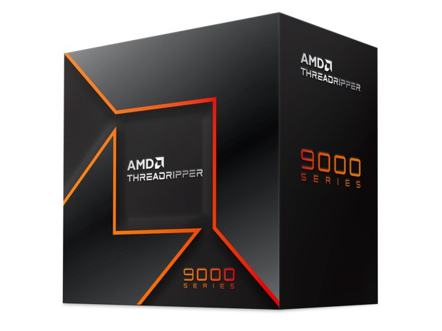 AMD Ryzen Threadripper 9960X; cores 24/ 48 Threads; 4.2 GHz base clock; sTR5