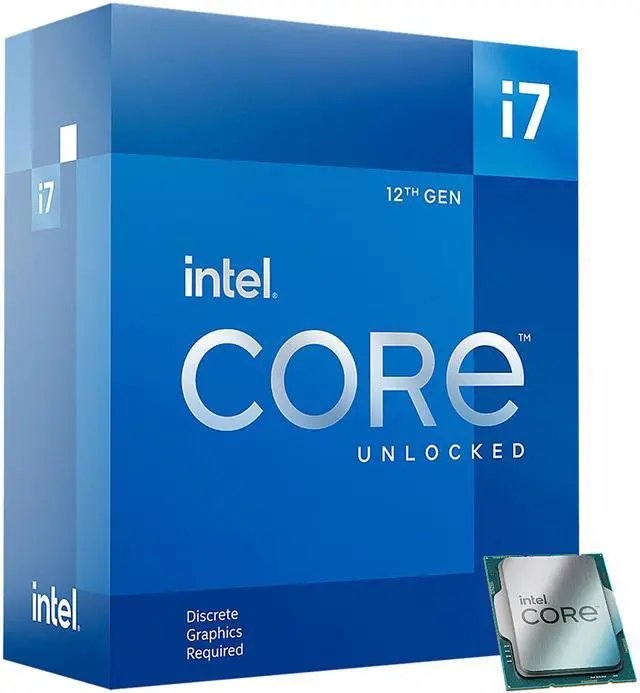 Intel Core i7 12700KF - 12-Core (8+4) , up to 5.0Ghz , LGA1700 CPU