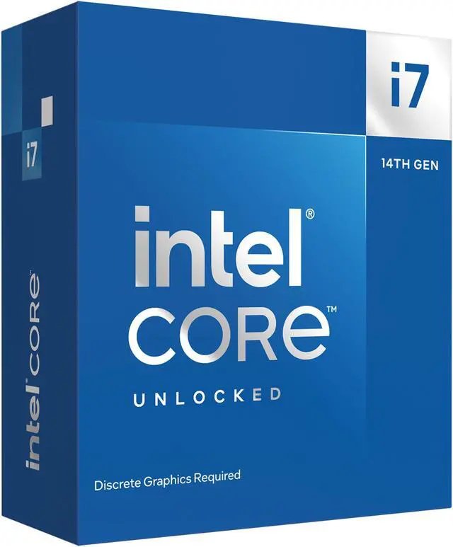 Intel Core i7 14700KF - 20-Core (8+12) , up to 5.6Ghz , LGA1700 CPU