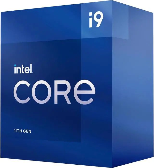 Intel rocket lake lga1200 i9-11900 - 8 cores+Hyper-Threading / 16 threads , 2.5Ghz box cpu / 5.2Ghz turbo boost , 14nm , with Thermal Velocity Boost , SSE4 , AVX2 , BMi, FMA3, SBA , vPro , TSX , VT-x + VT-d + AES-N , built-in dual channel DDR4-3200 ( non-ECC only ) memory controller , 50Gb/sec memory bandwidth , built-in UHD750 graphics ( 32EU , 350/1300mhz , dual stream video decode + HDMi ) , 2mb L2 cache + 16mb L3 cache , 65w - Quick Sync Video + InTru 3D + Insider + Clear Video HD + Triple Display Capable + wireless display Capable - box cpu with fan