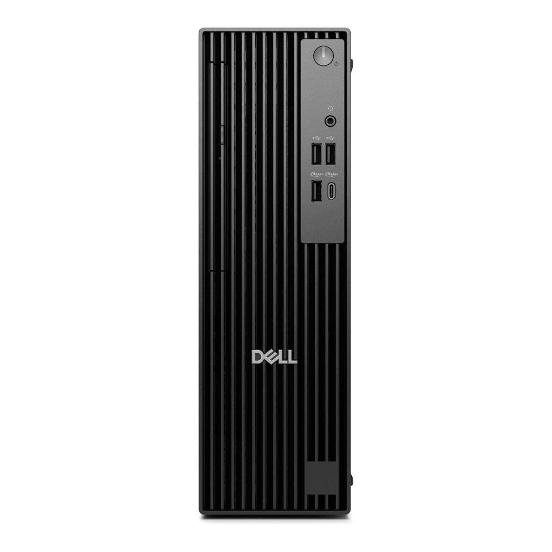 Dell Pro Slim QCS1250, Intel(R) Core(TM) Ultra 5 235 vPro(R) (13 TOPS NPU, 14 cores, up to 5.0GHz), 16GB: 1 x 16GB, DDR5, up to 5600 MT/s, non-ECC 2 Slots Max 64GB, M.2 2230 512GB PCIe NVMe SSD Class 25, No Optical Drive, Onboard Sound, Windows 11 Pro, English, Integrated Graphics, Dell Optical Mouse-MS116 - Black Dell Entry Keyboard KB216 Black , US International (QWERTY), RJ-45 port 10/100/5000 Mbps (rear), No Wi-FI, Dell SupportAssist OS Recovery Tool; Dell Optimizer; Dell SupportAssist, 3YR ProSupport , , , ,