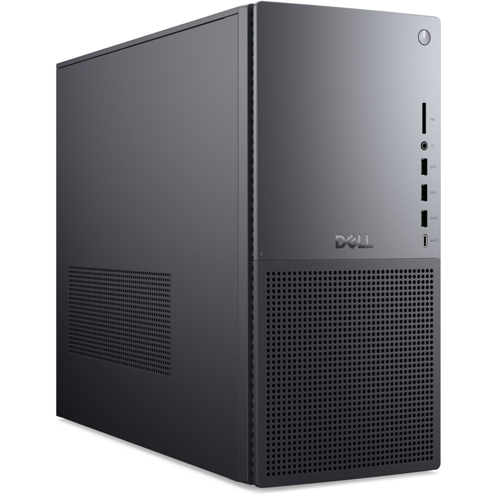 Dell Tower Plus EBT2250, Intel® Core™ Ultra 7 265 processor (20-Core, 66MB Total Cache, 1.8GHz to 5.3GHz), 16GB DDR5, 2 x 8 GB, 5200 MT/s, 1TB M.2 PCIe NVMe Solid State Drive, No Optical Drive , , Windows 11 Pro, NVIDIA® GeForce RTX™ 5060, 8GB GDDR7, Dell Pro Keyboard and Mouse - KM5221W - US International (QWERTY) - Black, Killer E3100G Ethernet (10/100/1000/2500), Intel®Wi-Fi 7 BE200 (2x2) 802.11be WiFi + Bluetooth 5.4, Front: (3) USB 3.2 Type-A Gen 1, (1) USB 3.2 Type-CGen 2 (no video/audio output), Headset jack, SD card slot,Rear: (4) USB 2.0 Type-A, (2) USB 3.2 Type-A Gen 1, (1) Thunderbolt4 (includes 4K video output), (1) HDMI (includes 4K video output), (1) RJ45 Ethernet Port, 2.5GbE, (1) 2 x Stereo Audio (Line In / Line Out), (1) S/PDIF Optical, (1) Kensington lock slot,Video ports differ with graphics cards options; Intel®graphics supports dual 4K monitors,, 3 Year ProSupport - On Site Service, , , ,