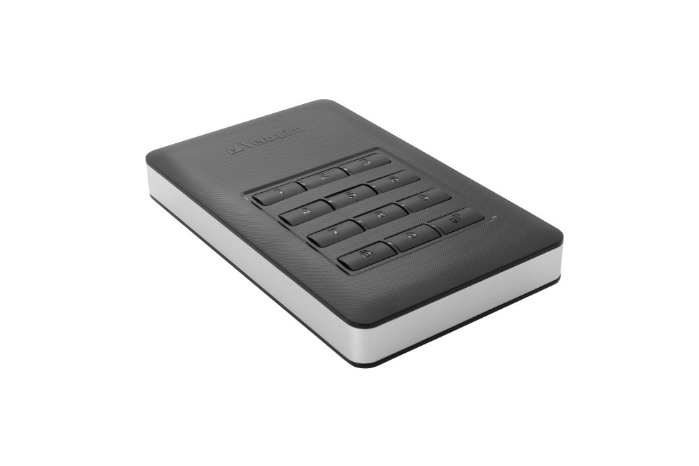 Verbatim 1tb Store 'n' Go Secure Portable Hdd With Keypad Access Usb 3.1 Gen1
