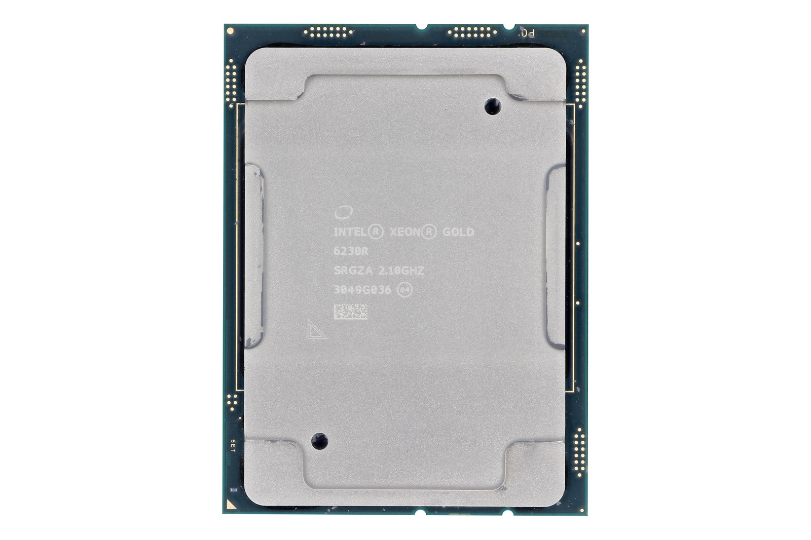 Intel Xeon Scalable gold 6230R ( support dual cpu socket ) , socket LGA3647 Cascade Lake , 26 cores+Hyper-Threading / 52 threads , 2.1Ghz upto 4Ghz turbo boost , 150w, AVX-512 + vPro + VT-x + VT-d + TXT + DBS ( Demand-Based Switching ) , 2x UPi , 14nm - shared 35.75mb L3 cache , built-in 6-channel DDR4-2933 memory controller support upto 1024Gb , 48 lanes pci-e 3.0 - box cpu with no fan