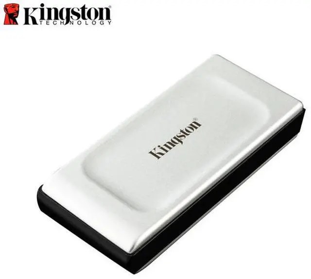 Kingston SXS2000/4000G 4000Gb XS2000 series , external TLC SSD , 20Gbps USB3 Gen2x2 type-C , 3D TLC , metallic housing with removable rubber sleeve for iP55 protection ( dustproof/waterproof/shockproof ) , read/write upto 2000/2000MB/s , with transmission status LED , 70x33x14mm - type-C or type-A , 5 years warranty